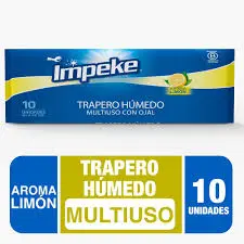 Trapero Húmedo IMPEKE x10 limón 