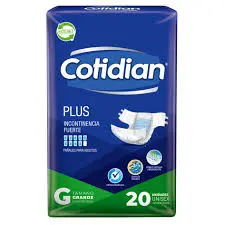 Pañal adulto COTIDIAN 20u plus (G)