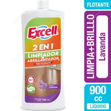 Limpia + abrillantador piso flotante EXCELL 900ml lavanda