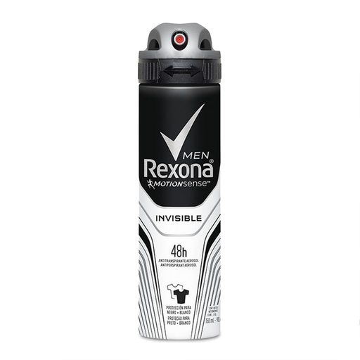 Desodorante REXONA men 150ml invisible 72 hrs